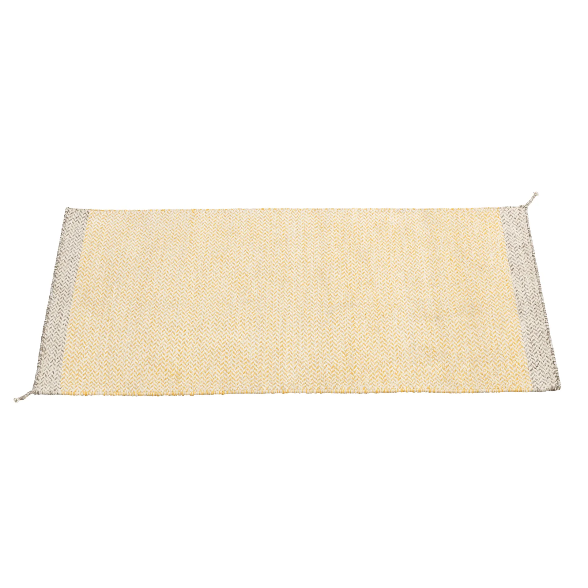 Ply Wollteppich 85 x 140cm, Gelb Muuto