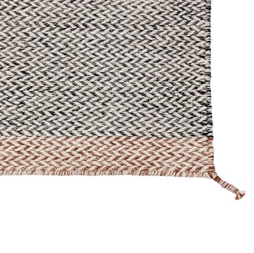 Ply Wollteppich 85 x 140cm - Schwarz-weiß - Muuto