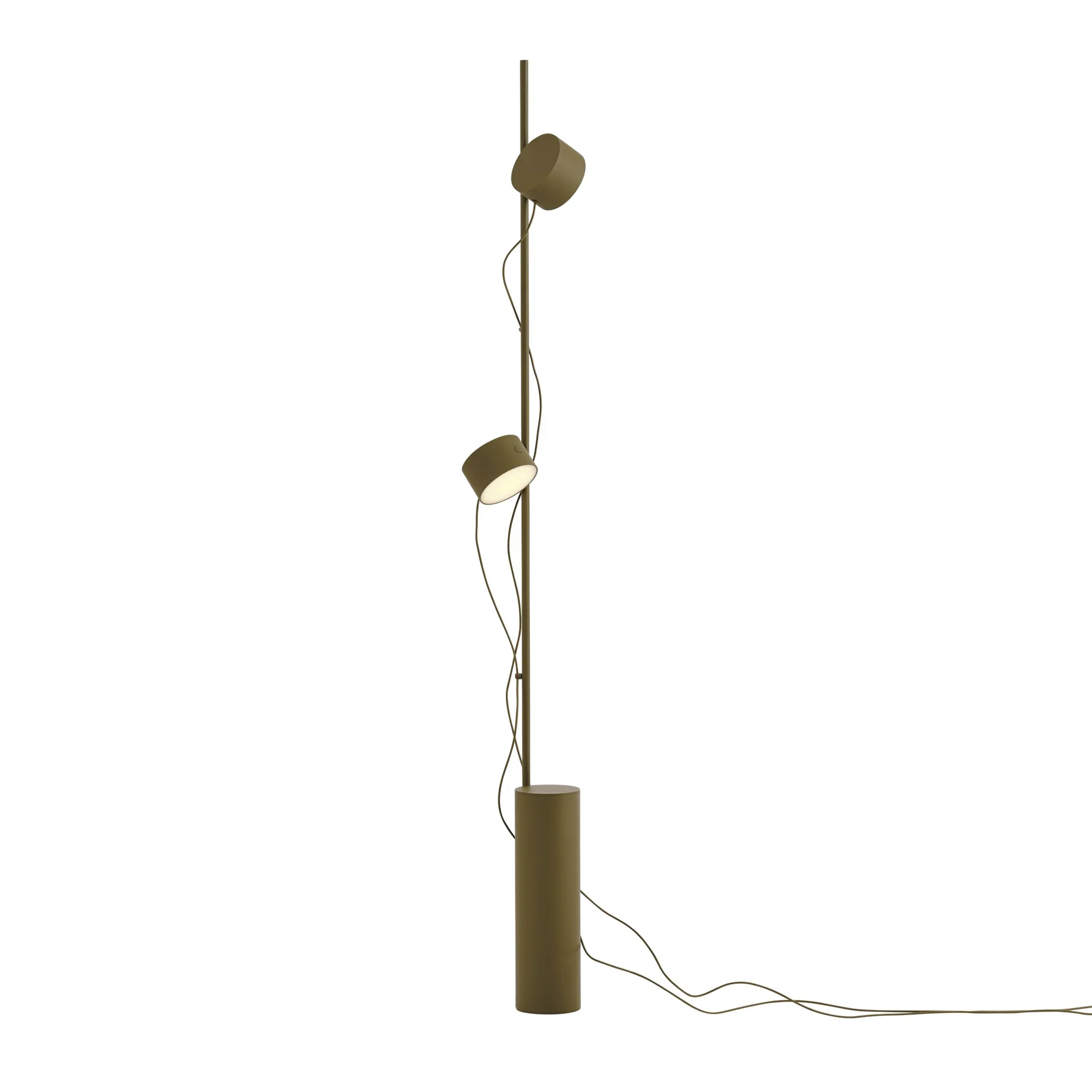 Post Stehleuchte, Brown-green Muuto