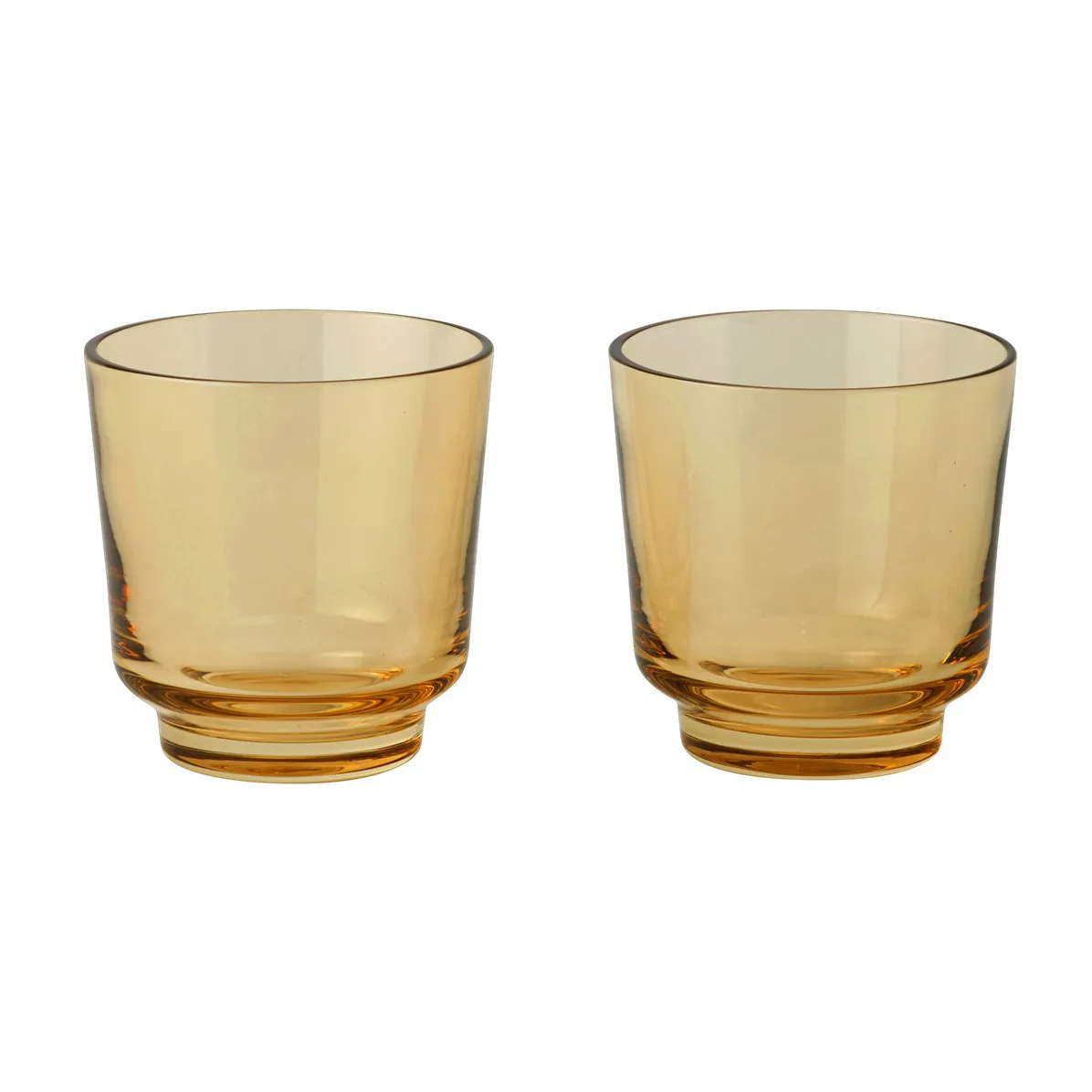 Muuto Raise Glas 20cl 2er Pack Burnt orange