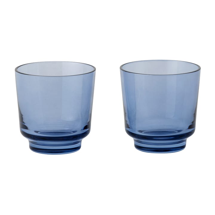 Raise Glas 20cl 2er Pack - Indigo - Muuto