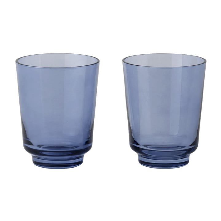 Raise Glas 30cl 2er Pack - Dark blue - Muuto