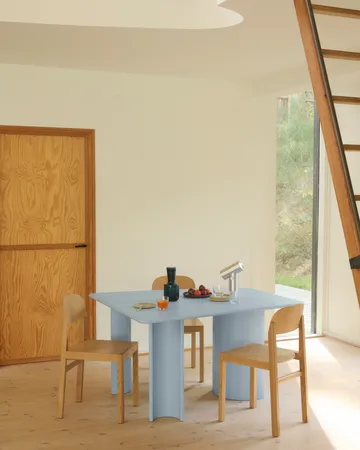 Re-norm Esstisch - Light blue, 130x120 cm - Muuto