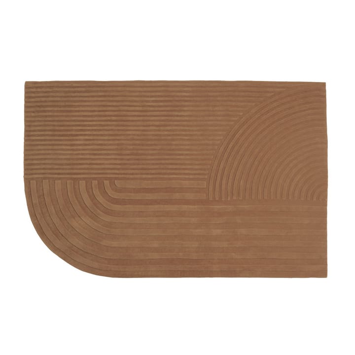 Relevo Teppich 200 x 300 cm, Burnt Orange Muuto