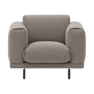 Rest Lounge Chair Loungesessel - Hearth 6-Schwarze Beine - Muuto