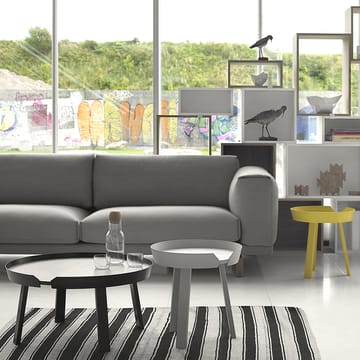 Rest Sofa - 2-Sitzer Stoff remix  163 grey, Eichenholzbeine - Muuto