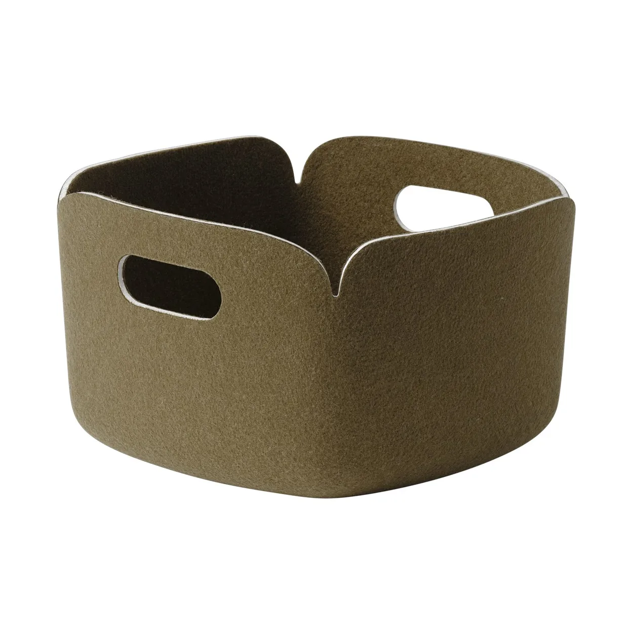 Muuto Restore Aufbewahrungskorb 28×28 cm Brown green Muuto Restore Aufbewahrungskorb 28×28 cm Brown green