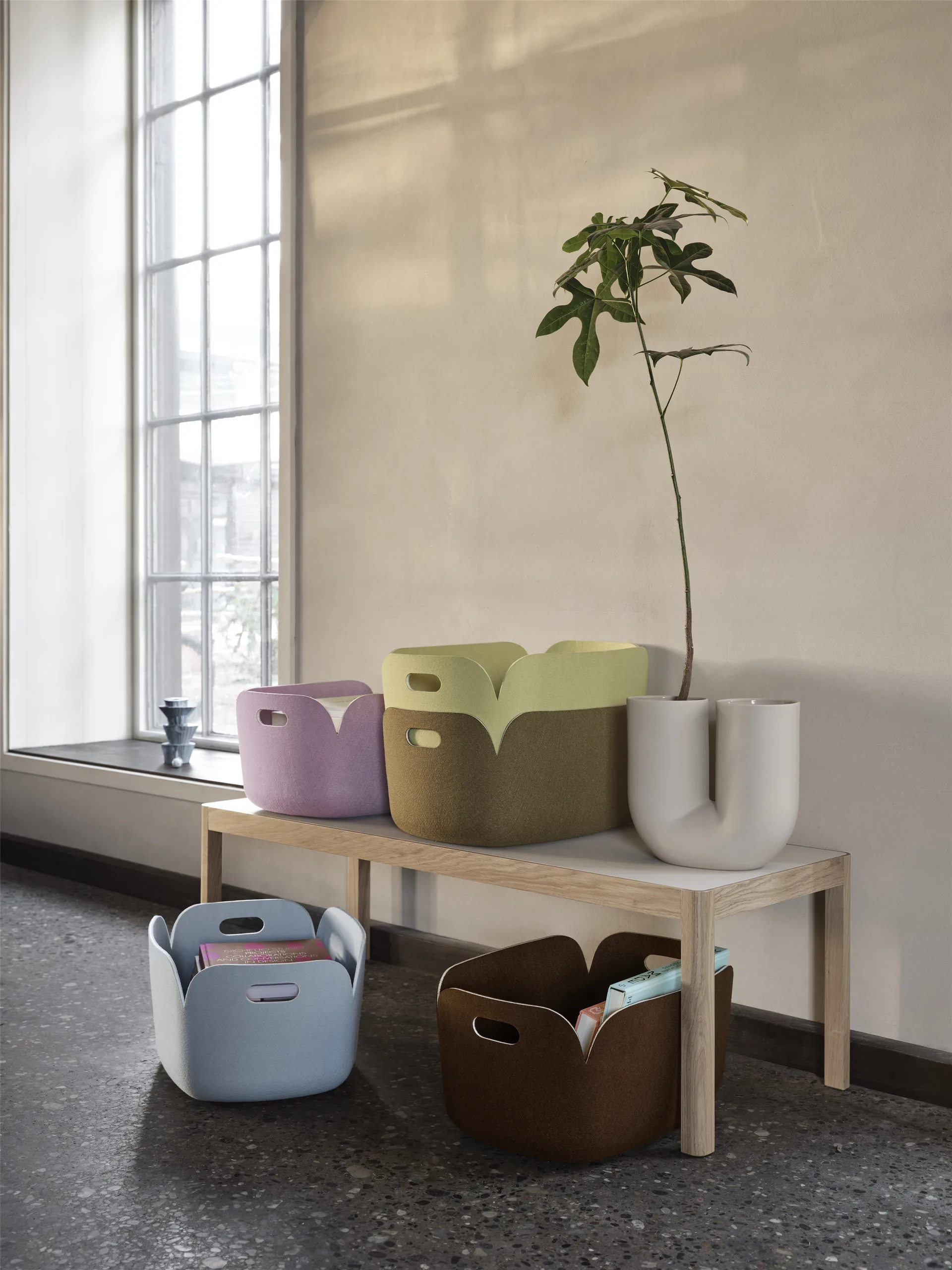 Restore Korb, Light Blue Muuto