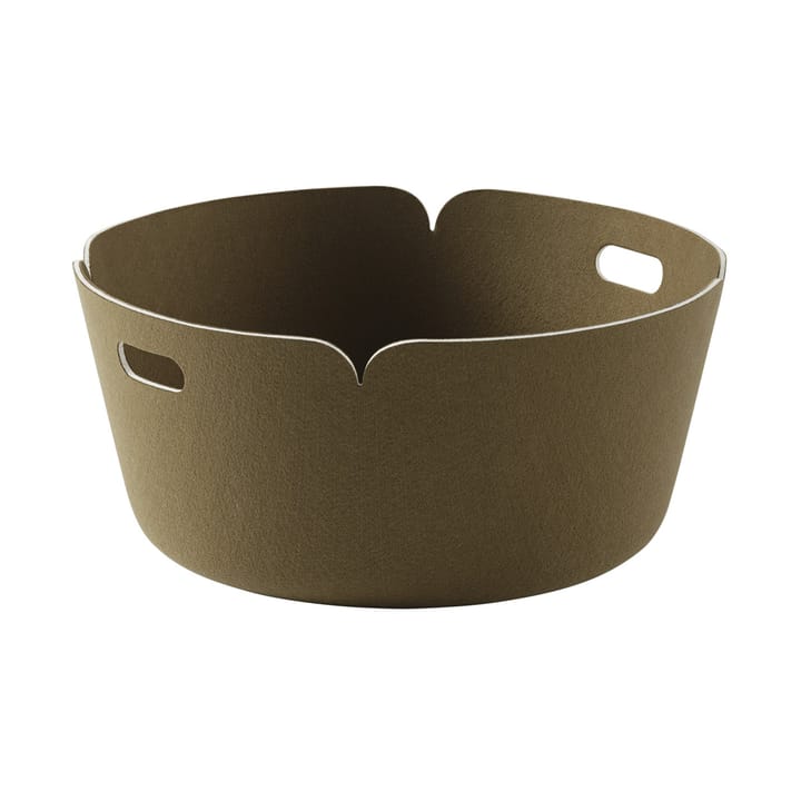 Restore Korb rund - Brown Green - Muuto