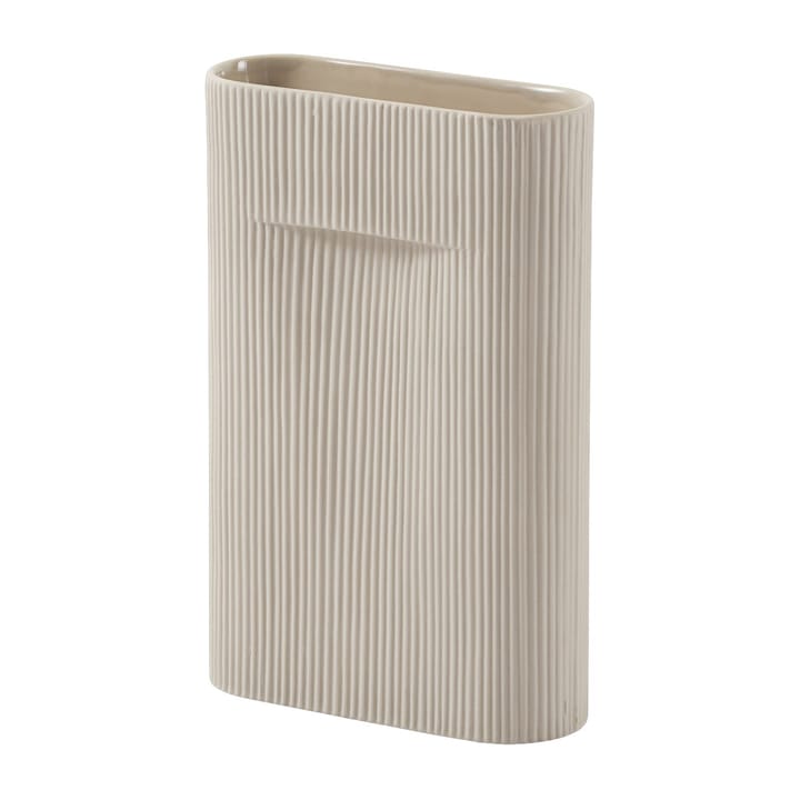 Ridge Vase 35cm - Beige - Muuto