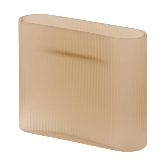 Ridge Vase Milchglas 16,5 cm, Hellorange Muuto
