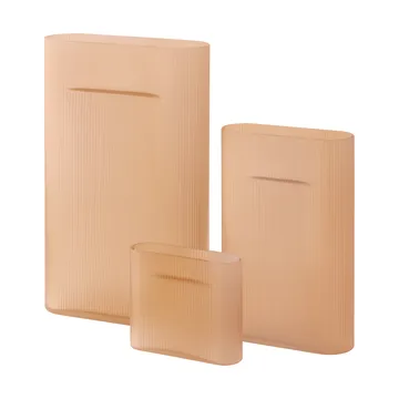 Ridge Vase Milchglas 48,5 cm - Hellorange - Muuto