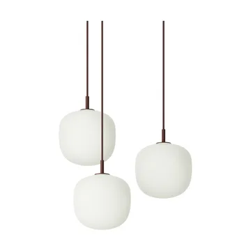 Rime Pendant Cluster 3 Pendel - Dunkelrot, Ø18 cm - Muuto