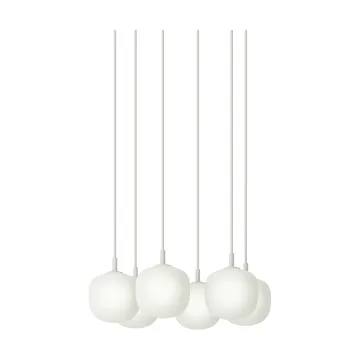 Rime Pendant Cluster 6 Pendel - Weiß, Ø12 cm - Muuto