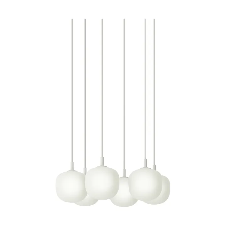 Rime Pendant Cluster 6 Pendel - Weiß, Ø12 cm - Muuto