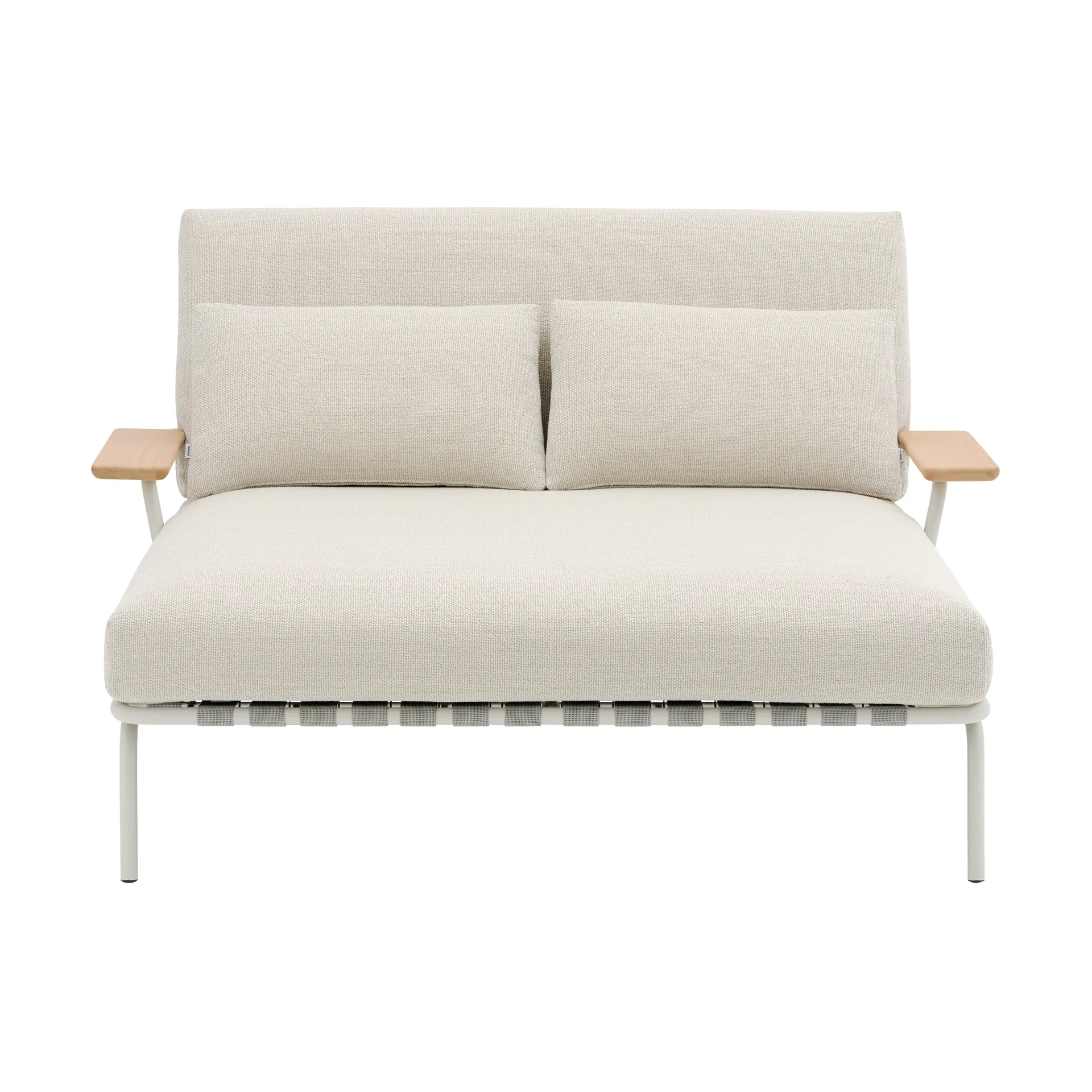 Settle Loungeliege, Laze 1-grey, mit Armlehnen Muuto