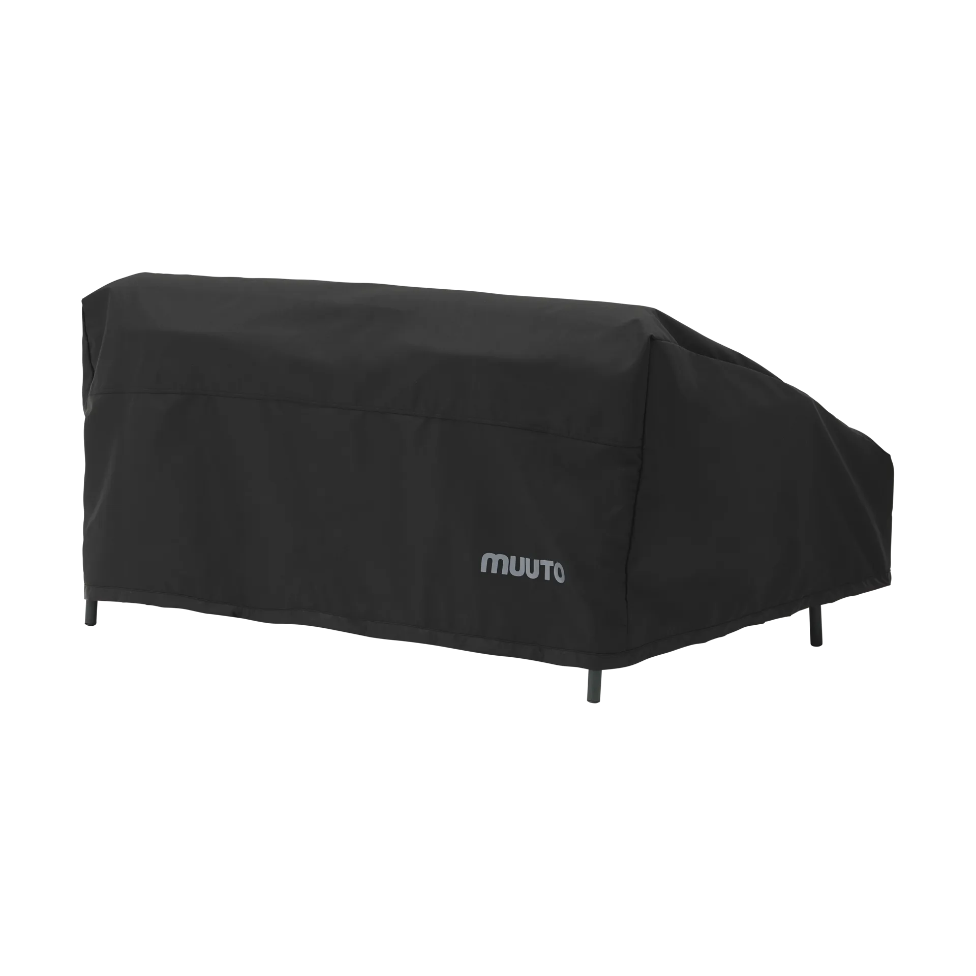 Settle Outdoor Überzugsschutz für 2-Sitzer Sofa, Black Muuto