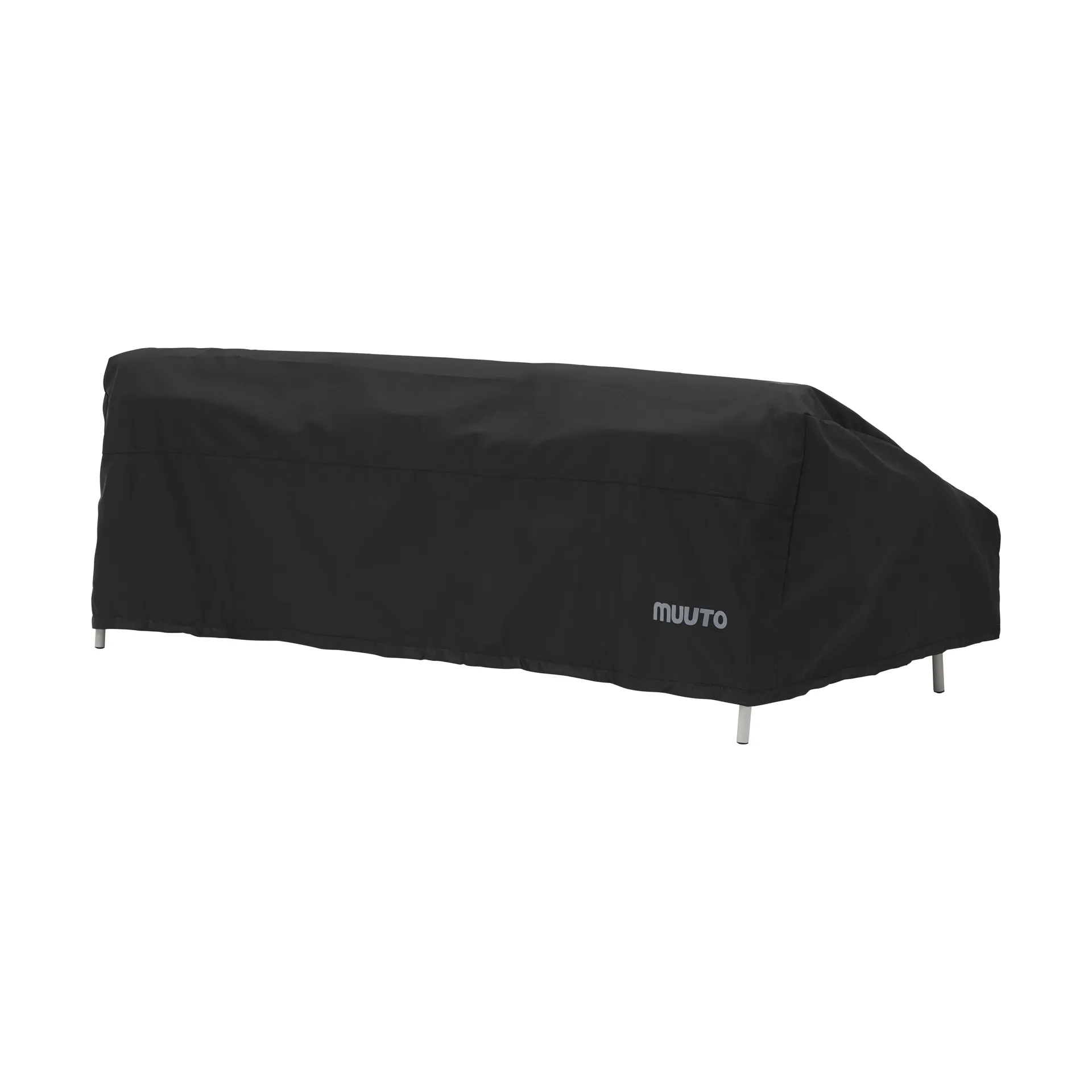 Settle Outdoor Überzugsschutz für 3-Sitzer Sofa, Black Muuto