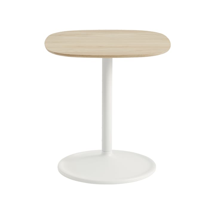 Soft 45 x 45cm Beistelltisch - Solid oak-Off white H: 48cm - Muuto