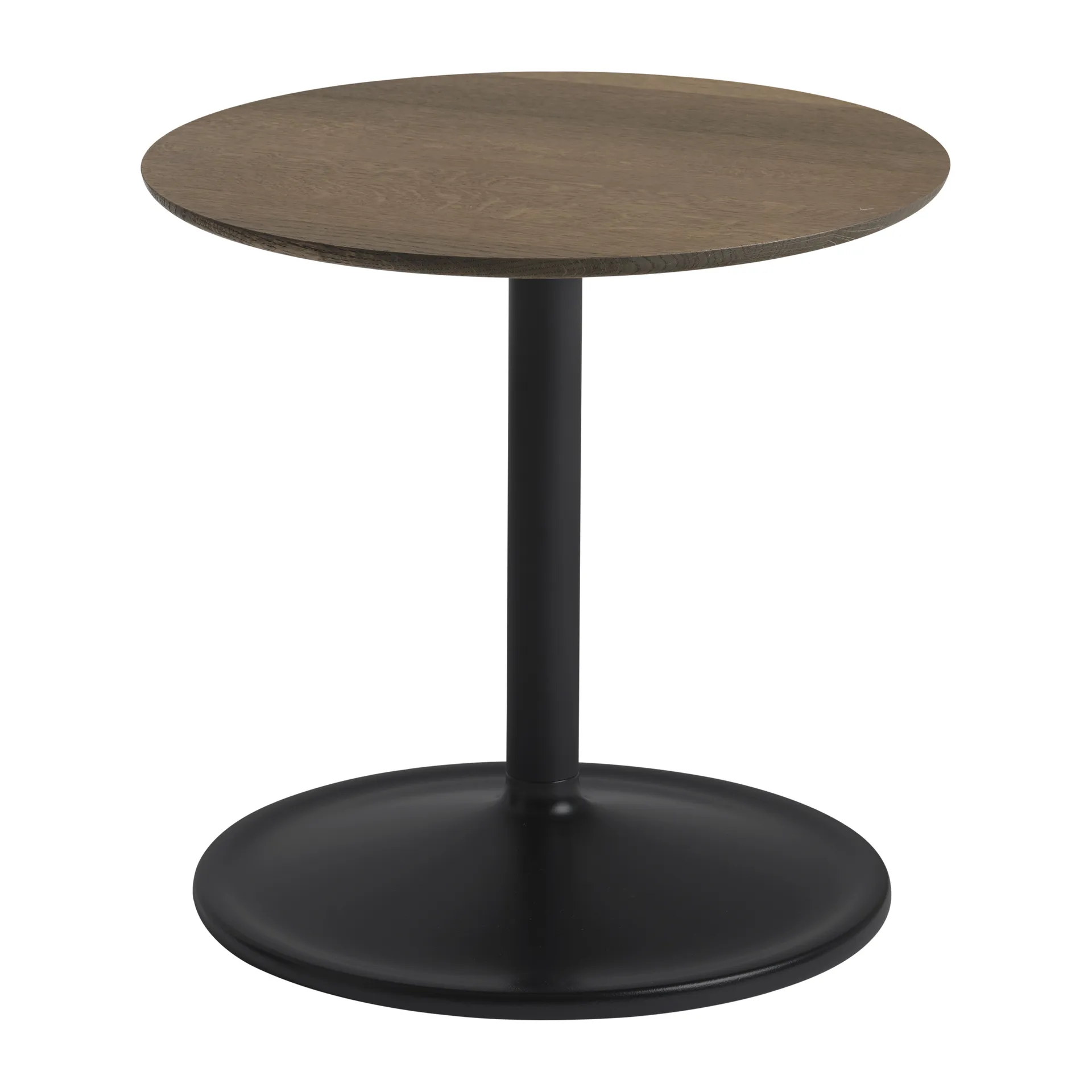 Soft Beistelltisch 40cm, Solid smoked oak-black Muuto