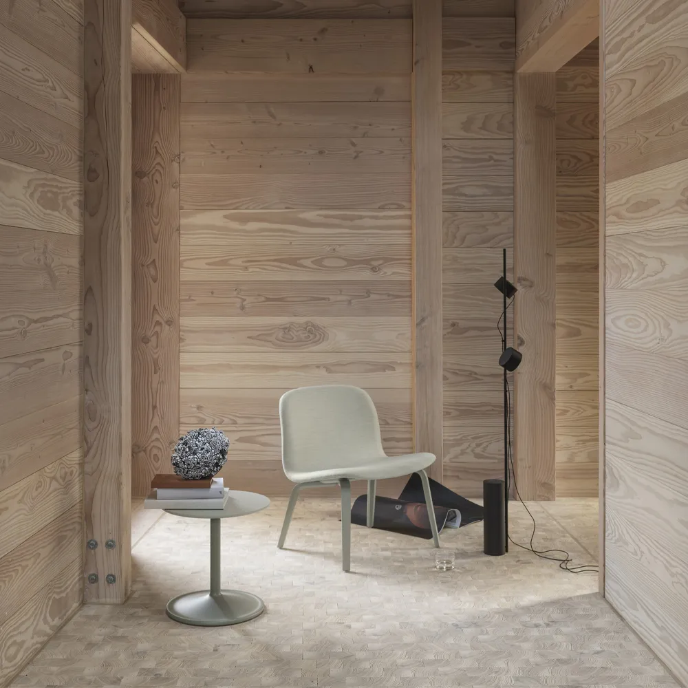 Soft Beistelltisch Ø41cm, Orange laminate H: 48cm Muuto