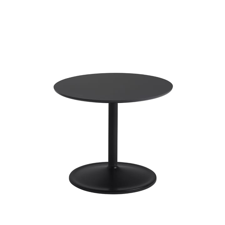 Soft Beistelltisch Ø48cm - Black nanolaminate H: 40cm - Muuto