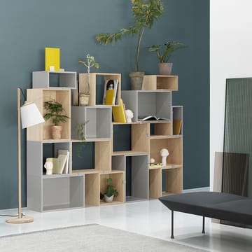 Stacked 2.0 Regalsystem offen, large - Eiche - Muuto