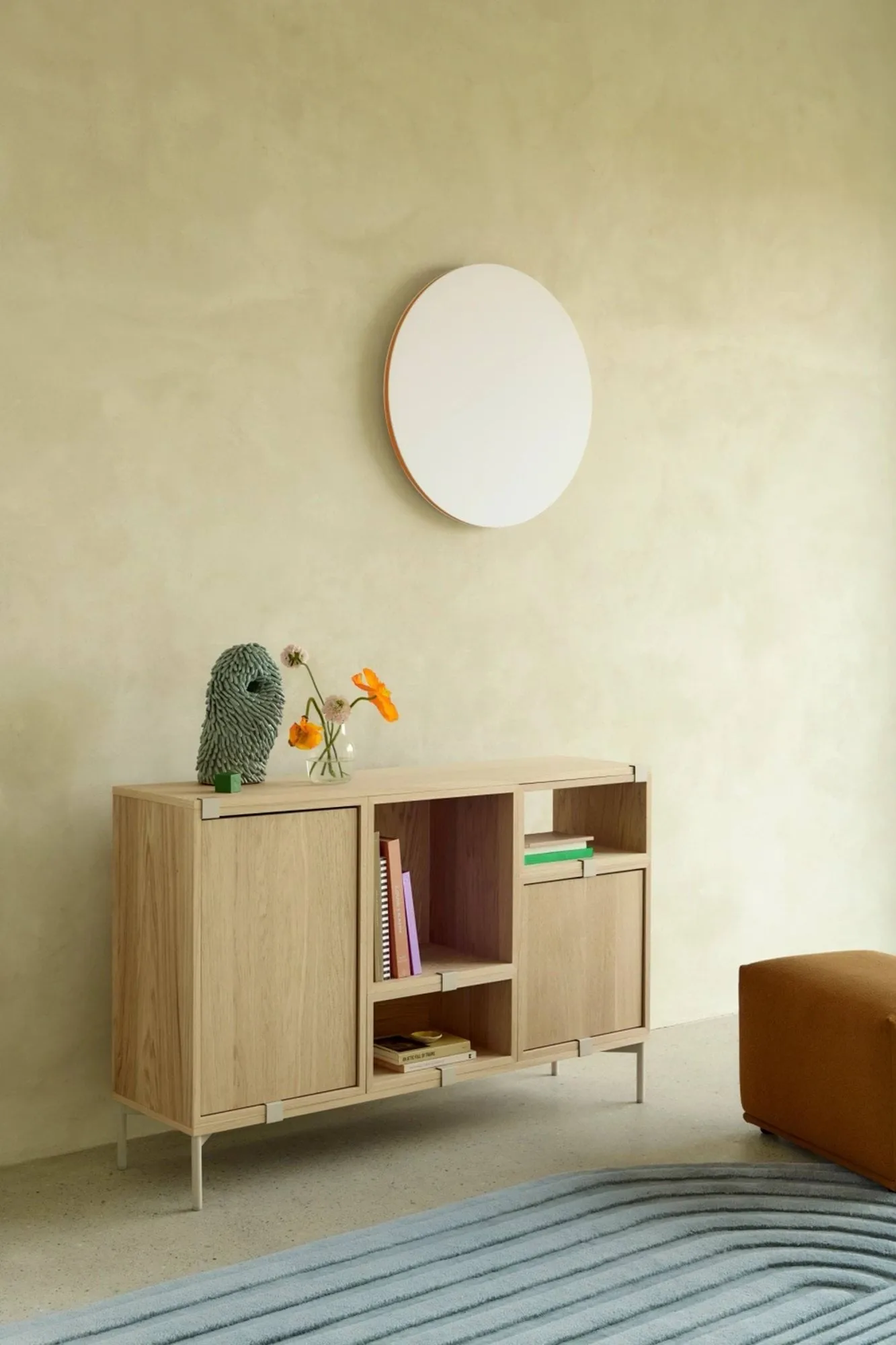 Stacked 2.0 Regalsystem offen, medium, Eiche Muuto