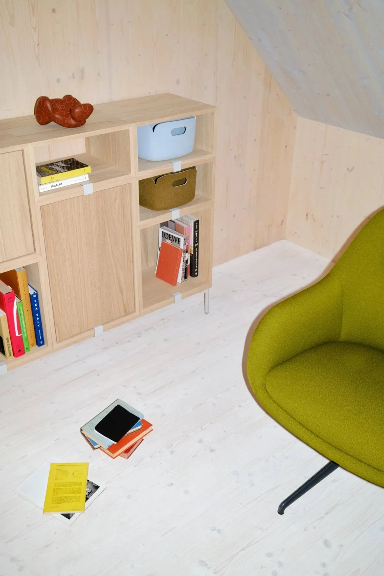Stacked 2.0 Regalsystem offen, medium, Eiche Muuto