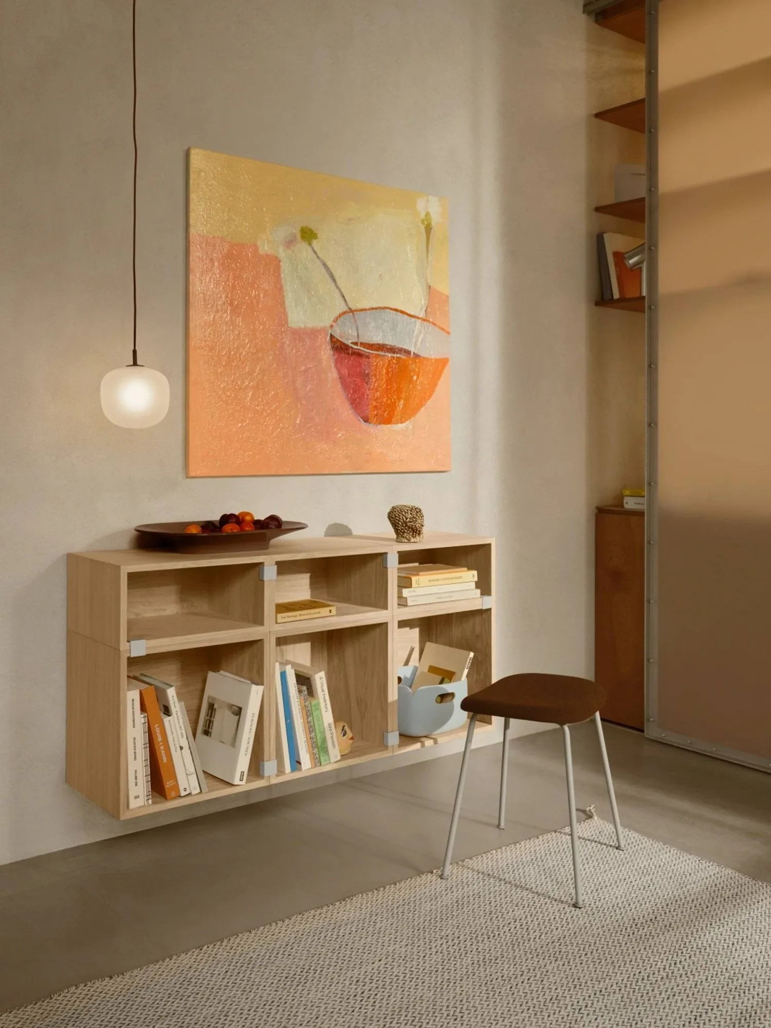 Stacked 2.0 Regalsystem offen, medium, Eiche Muuto