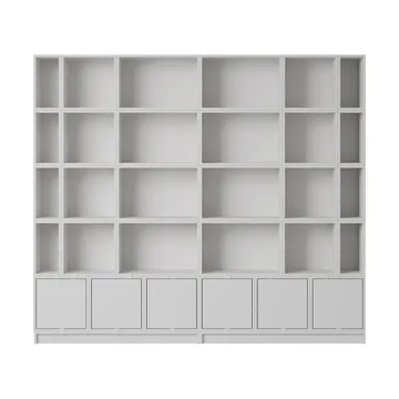 Stacked Aufbewahrungssystem Bookcase Configuration 1 - Grey - Muuto