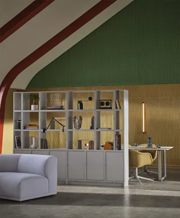 Stacked Aufbewahrungssystem Büro Konfiguration 2 - Eiche - Muuto