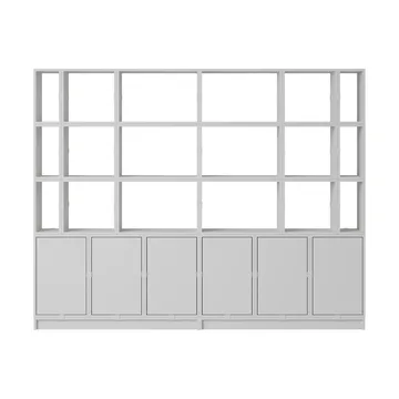 Stacked Aufbewahrungssystem Büro Konfiguration 2 - Grey - Muuto