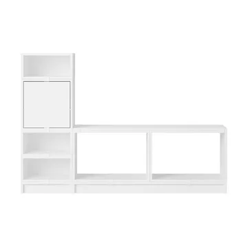 Stacked Aufbewahrungssystem Flur Konfiguration 1 - White - Muuto