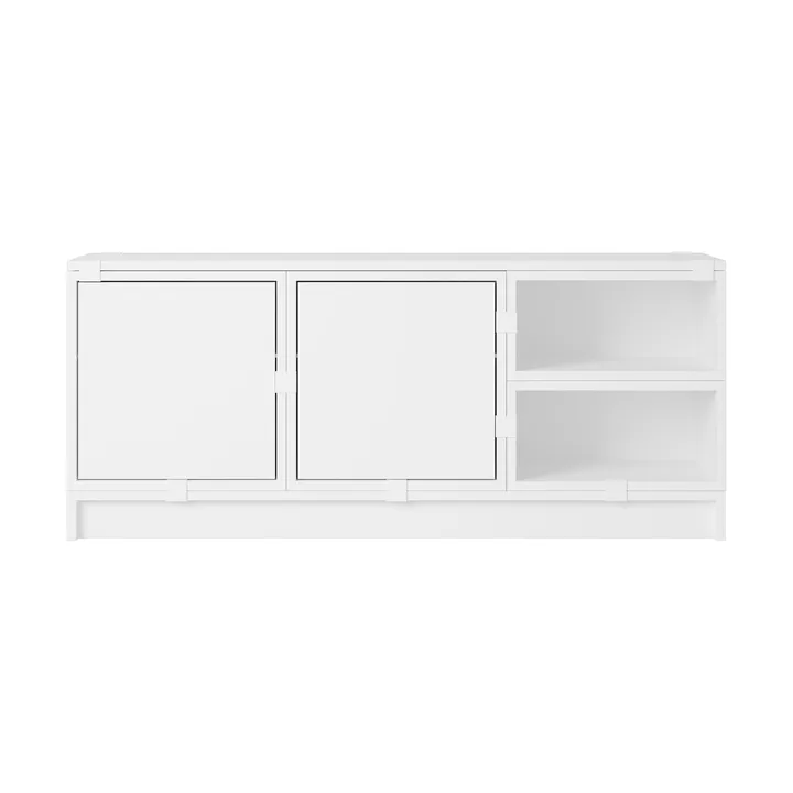 Stacked Aufbewahrungssystem Flur Konfiguration 2 - White - Muuto