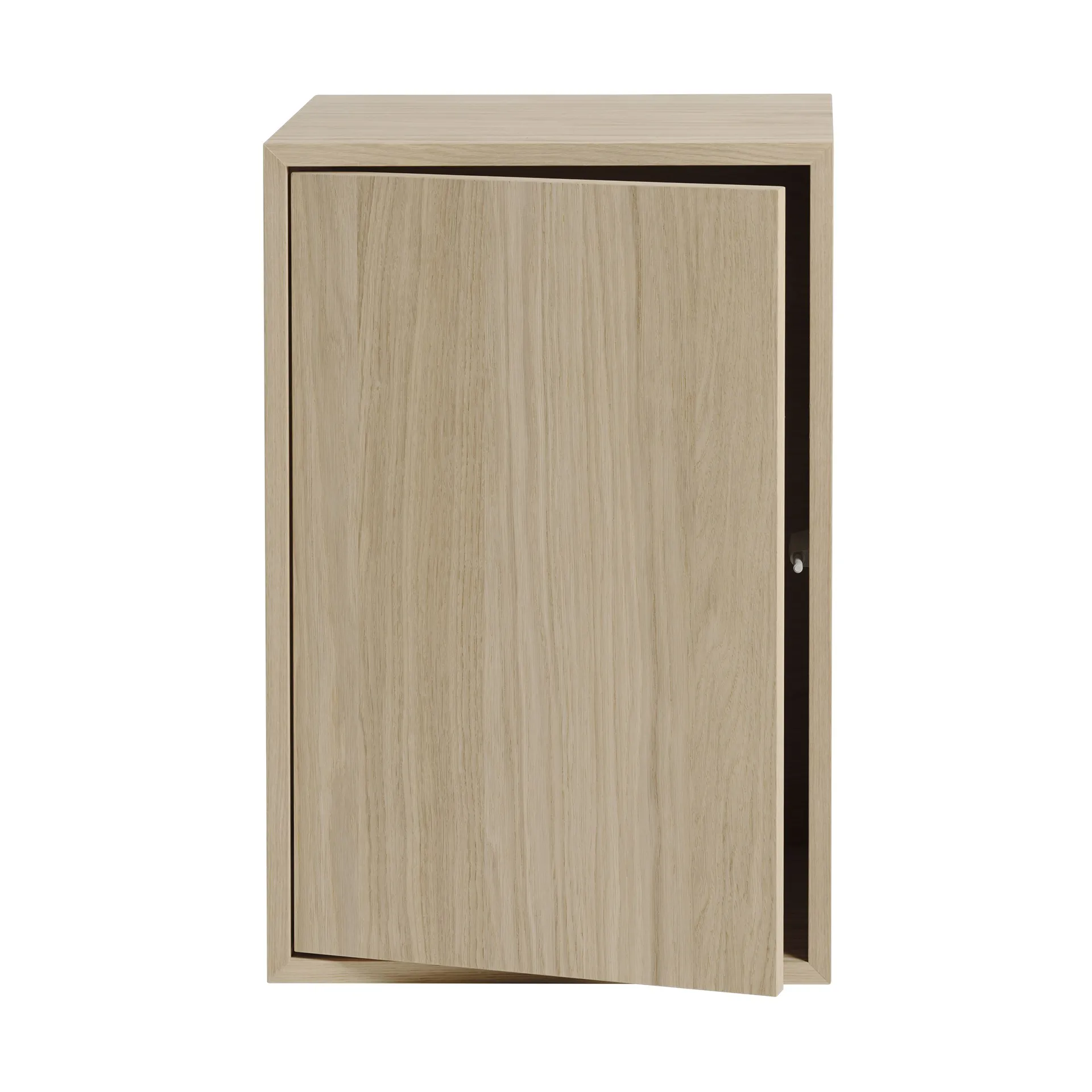 Stacked Aufbewahrungssystem mit Tür Large, Eiche Muuto