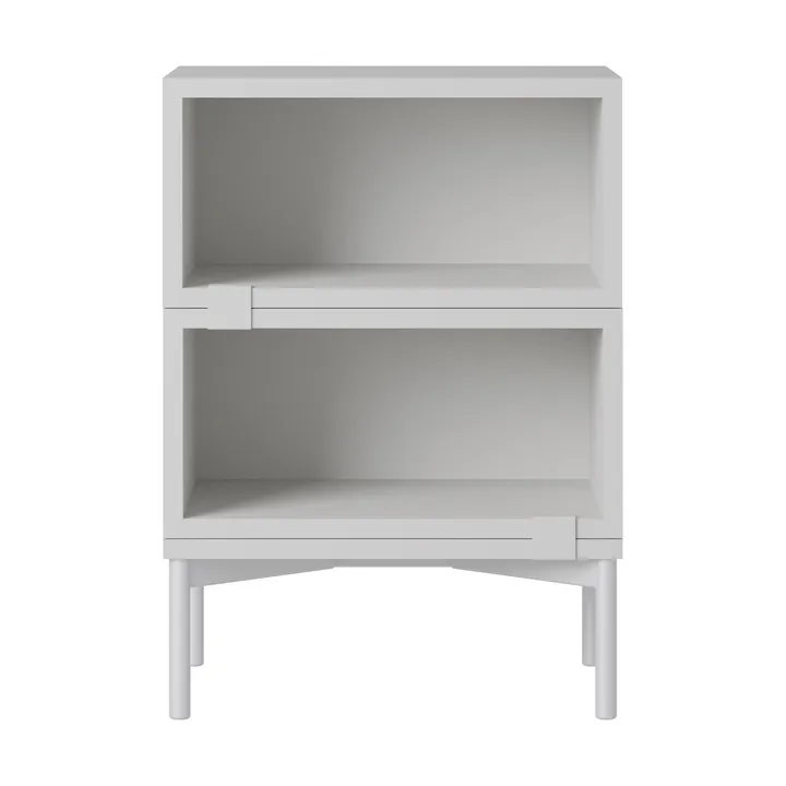 Stacked Aufbewahrungssystem Nachttisch Konfiguration 1 - Grey - Muuto