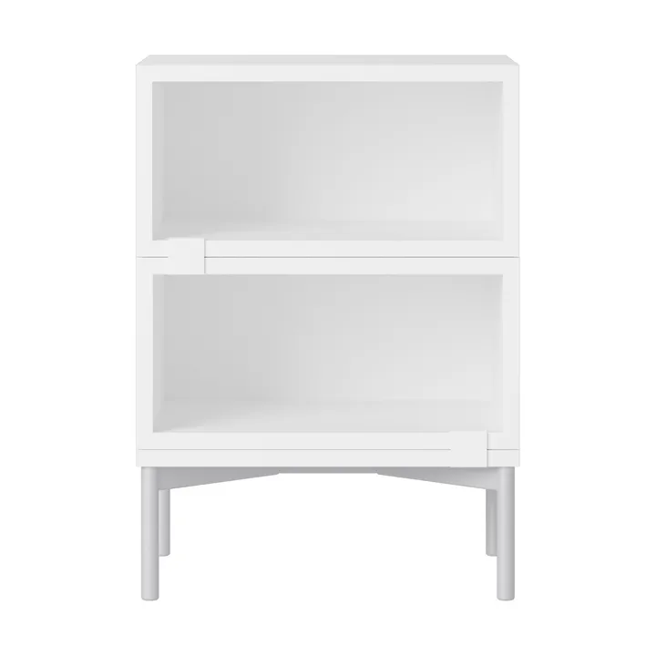 Stacked Aufbewahrungssystem Nachttisch Konfiguration 1 - White - Muuto