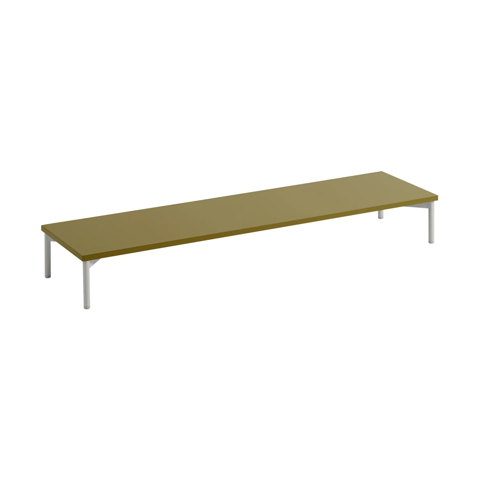 Stacked Aufbewahrungssystem Podium mit Tube Base, Brown green-grey Muuto