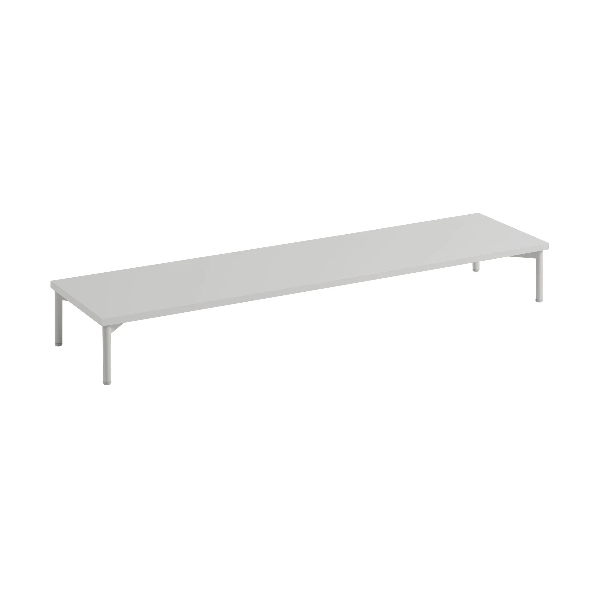 Stacked Aufbewahrungssystem Podium mit Tube Base, Grey/Grey Muuto