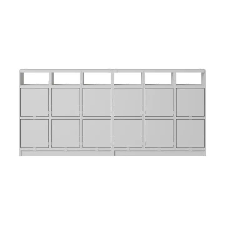 Stacked Aufbewahrungssystem Sideboard Konfiguration 1 - Grey - Muuto