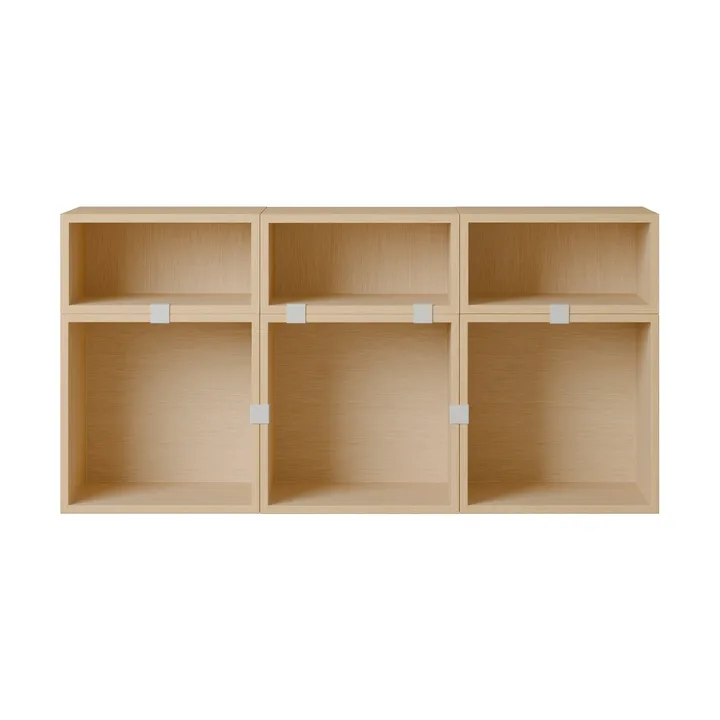Stacked Aufbewahrungssystem Sideboard Konfiguration 5 - Eiche - Muuto