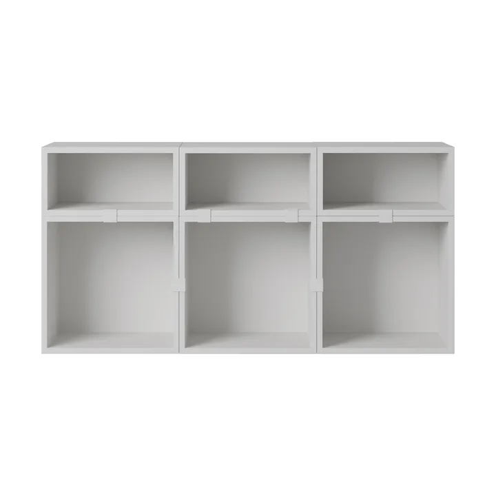 Stacked Aufbewahrungssystem Sideboard Konfiguration 5 - Grey - Muuto