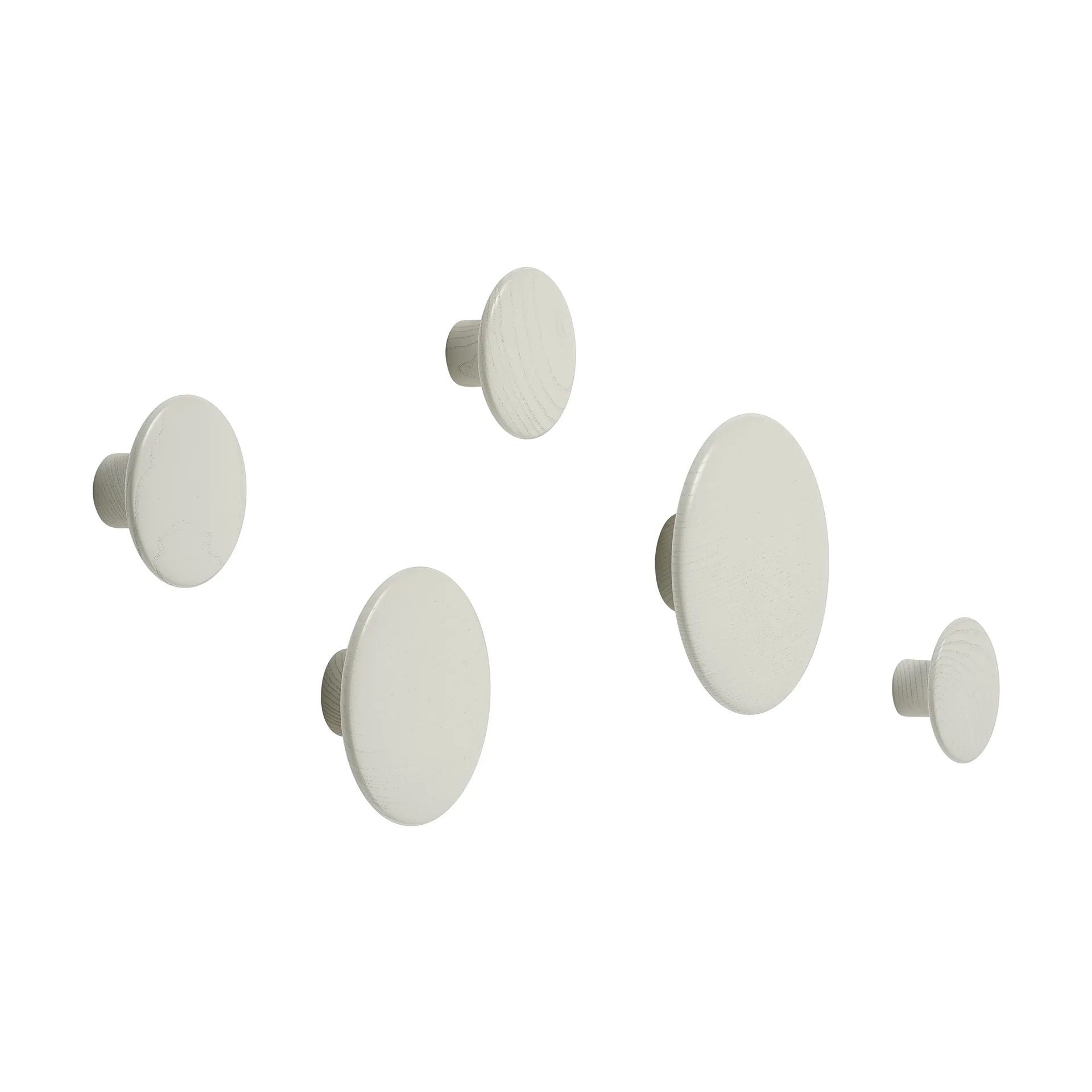 The dots 5er-Pack, Off White Muuto
