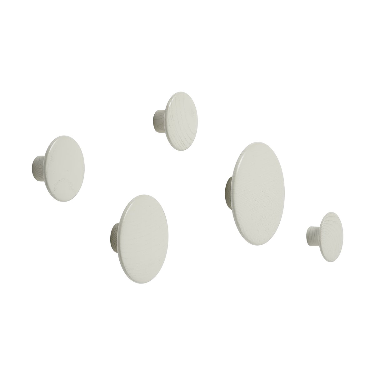 Muuto The dots 5er-Pack Off White