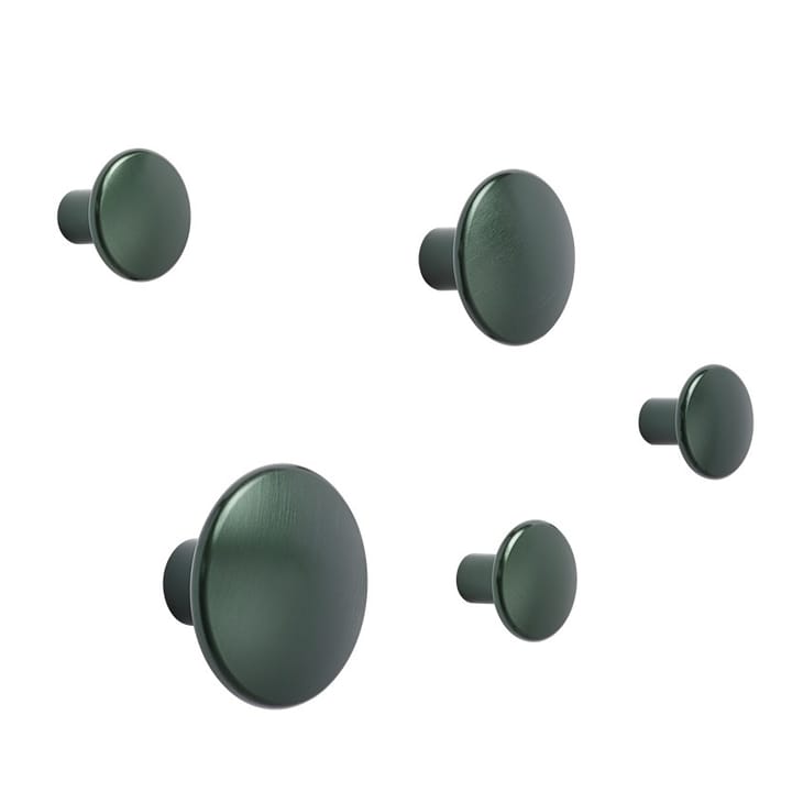 The Dots Kleiderhaken metall 3,9cm - Dark green - Muuto