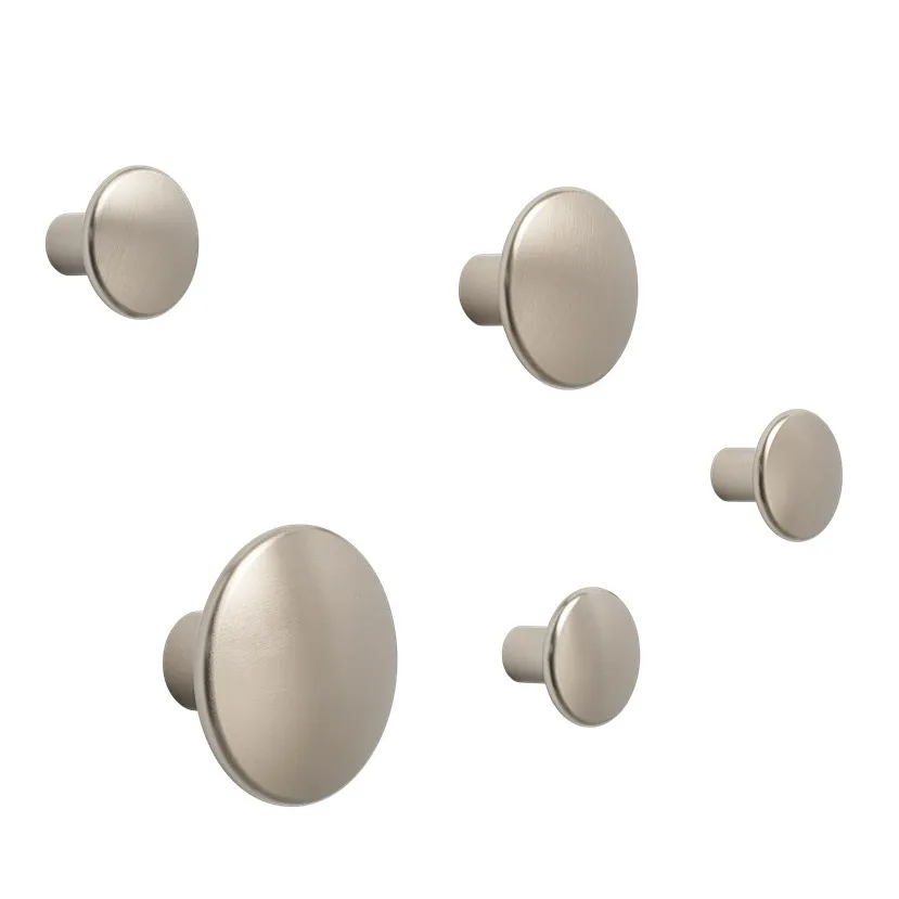 The Dots Kleiderhaken metall 3,9cm, Taupe Muuto