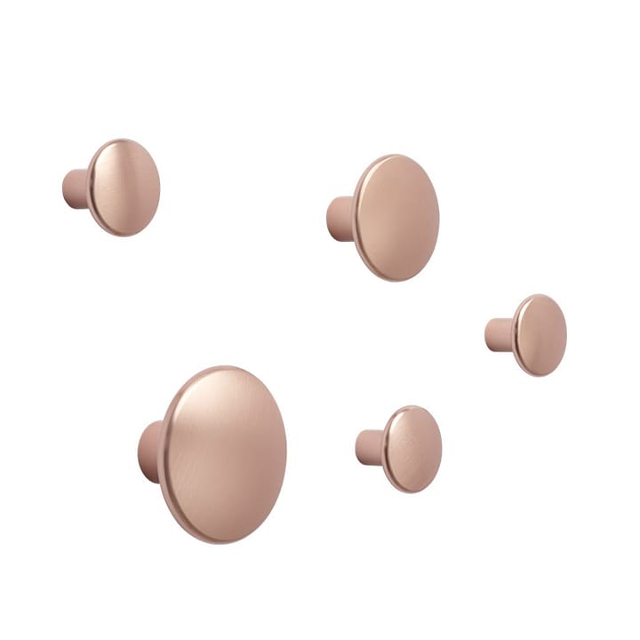 The Dots Kleiderhaken metall 5cm, Rose Muuto