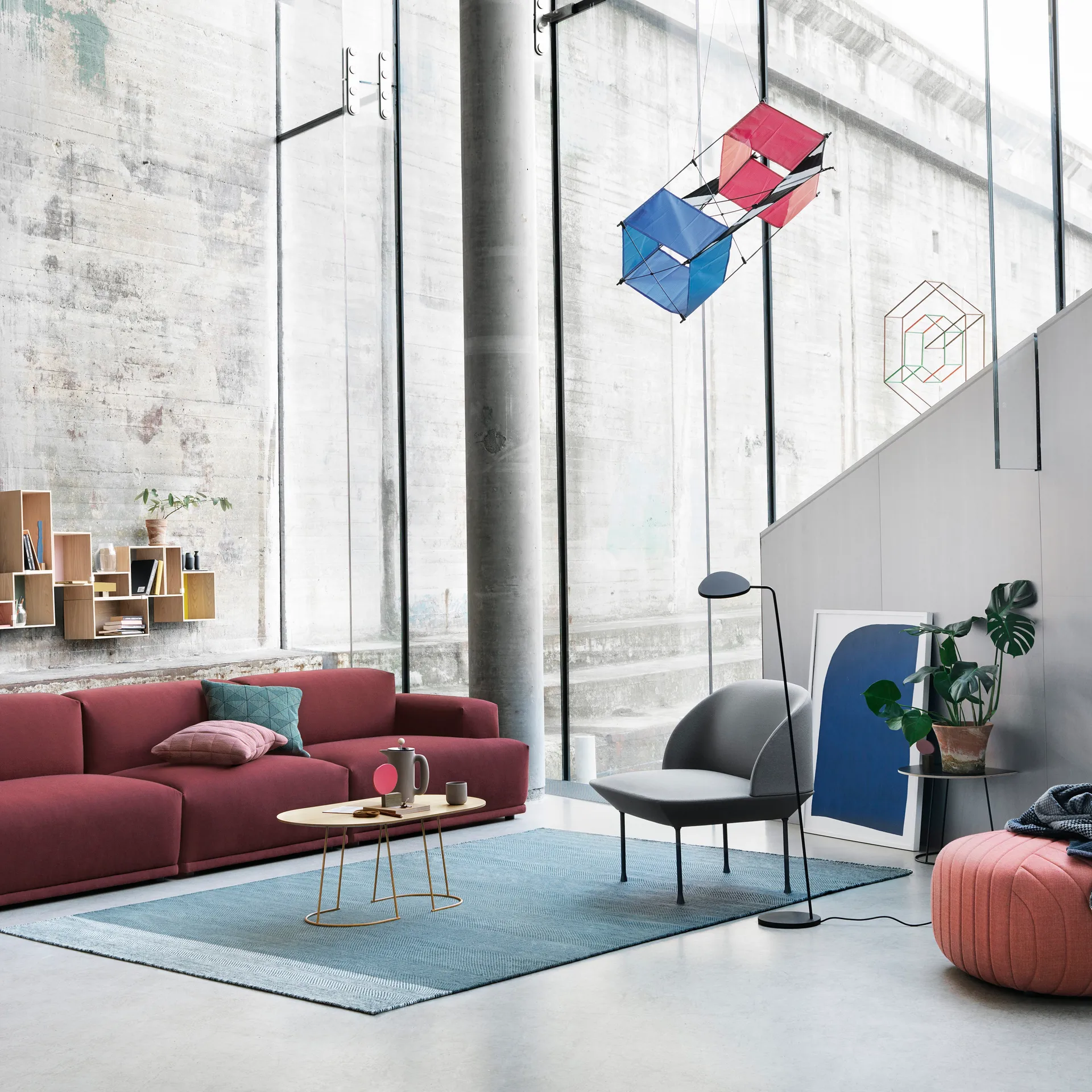 Tile Kissen 45 x 45cm, Grün Muuto