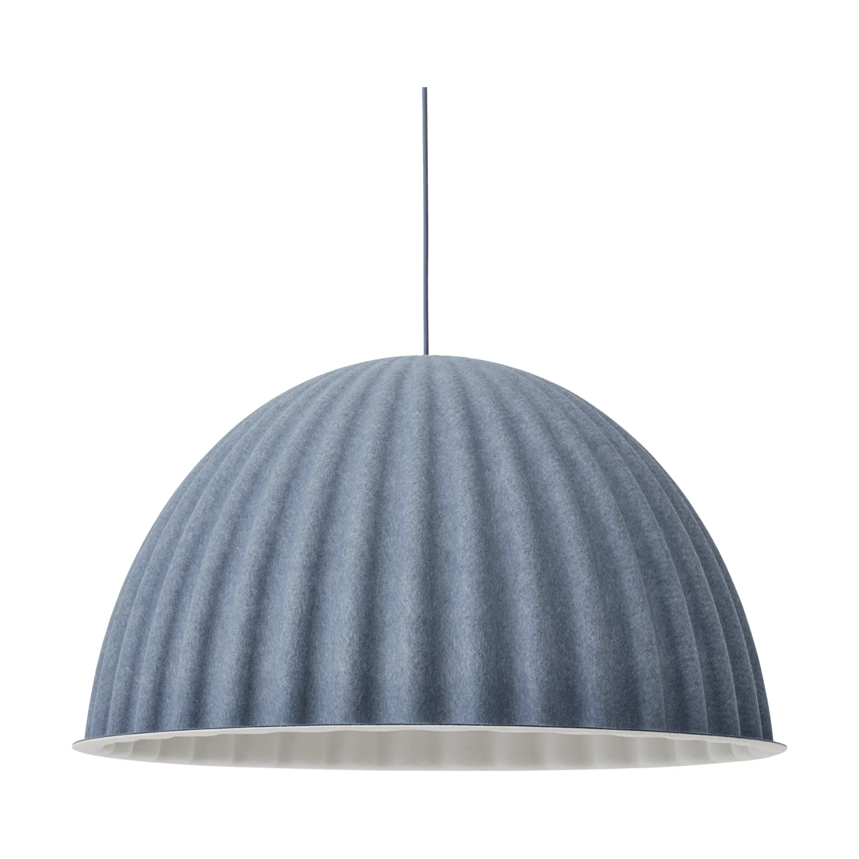 Under the bell Pendelleuchte Ø 82cm, Blaugrau Muuto